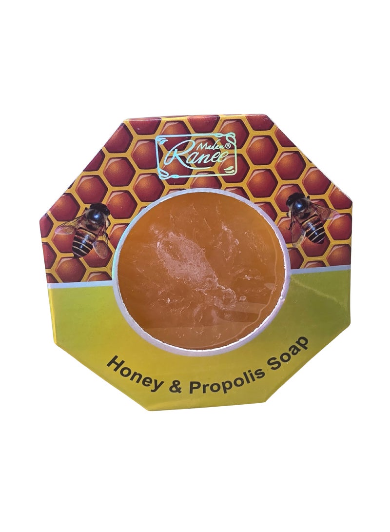 صابون مادان راني بالعسل والبروبوليس - منظف طبيعي لتغذية البشرة وحمايتها بلطف